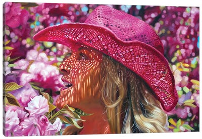 Cherry Tree Canvas Art Print - Cowboy & Cowgirl Art