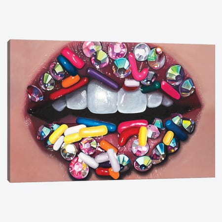 Candy Lips Canvas Print #JUY7} by Julia Ryan Canvas Print
