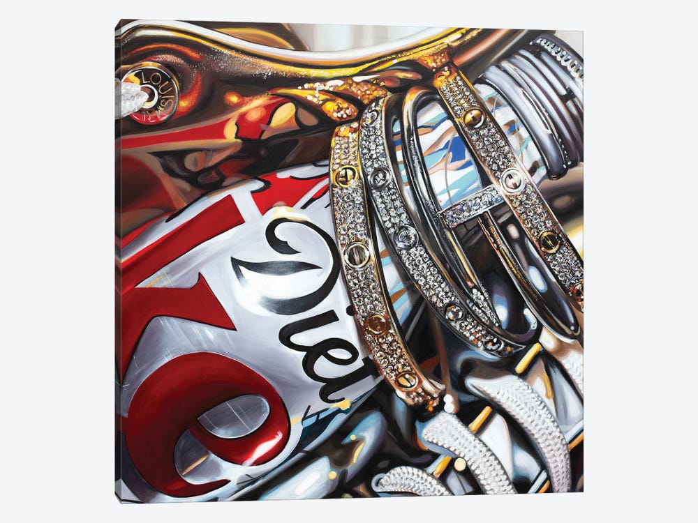 Coke And Cartier by Julia Ryan 1-piece Canvas Art
