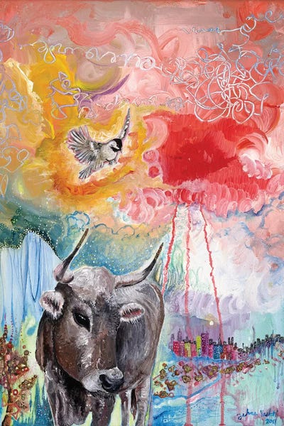 Gold Hooves by Jahna Vashti art print