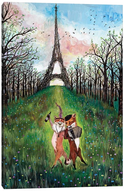 Je Ne Sais Quoi Canvas Art Print - The Eiffel Tower