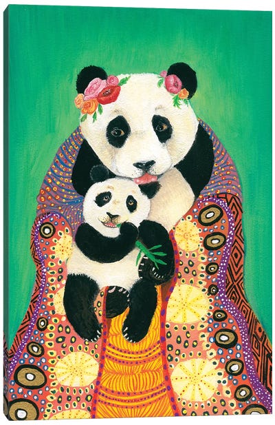 Ling Ling's Coronation Canvas Art Print - Panda Art
