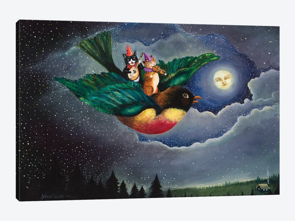 A Robin's Dream by Jahna Vashti 1-piece Art Print