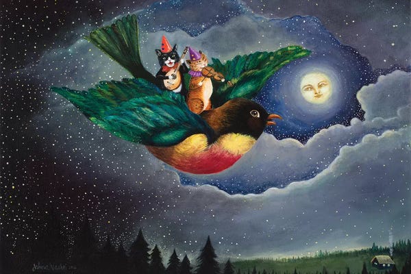 Global Folk: A Robin's Dream by Jahna Vashti