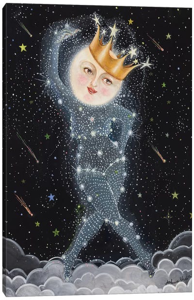 Sister Moon Canvas Art Print - Astrology Art