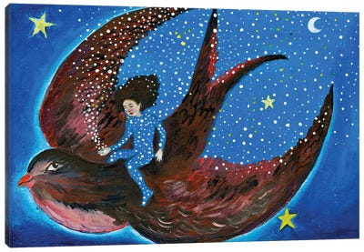 The Brightest Star Canvas Art Print - Jahna Vashti