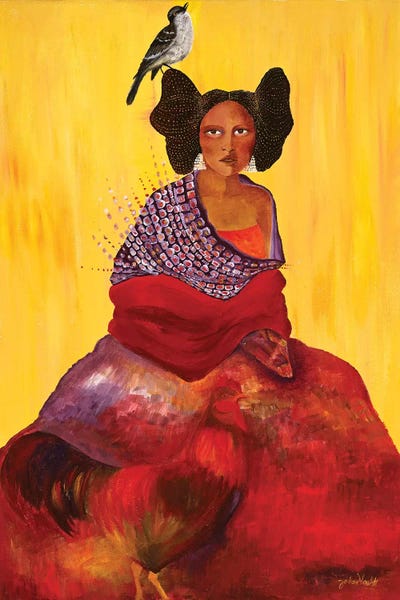 Indian Décor: The Rooster, The Mockingbird and The Maiden by Jahna Vashti