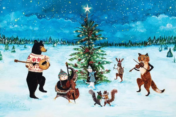 Christmas Animals: O Joyous Night! by Jahna Vashti