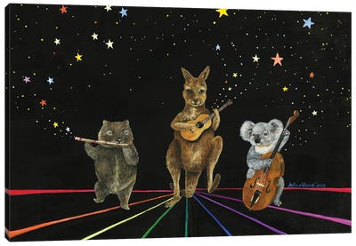 Starlight Jamboree Canvas Art Print - Koala Art