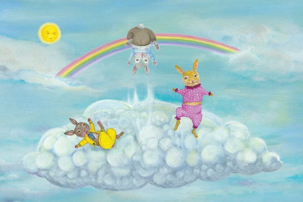 Rainbows: Cloud Bunnies by Jahna Vashti