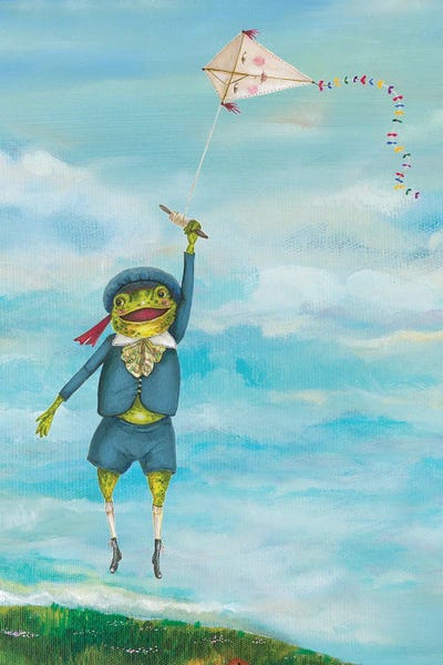No More Chores For Froggie by Jahna Vashti gallery poster
