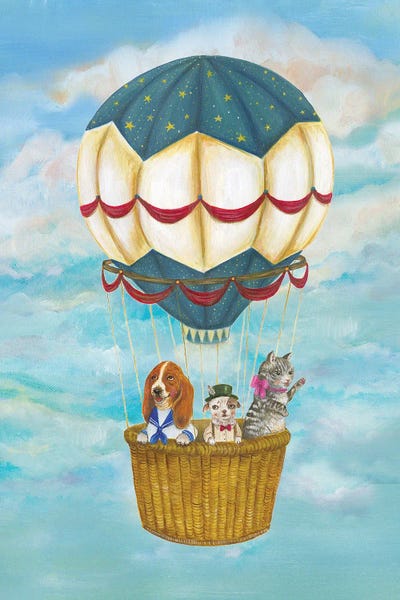 Beagles: Up Up & Away by Jahna Vashti
