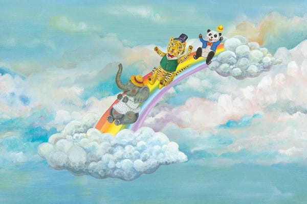 Pandas: Weeeee! by Jahna Vashti