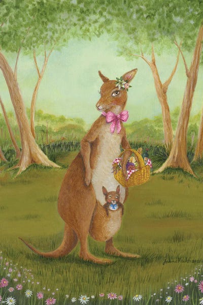 Momma Roo by Jahna Vashti framed wall art
