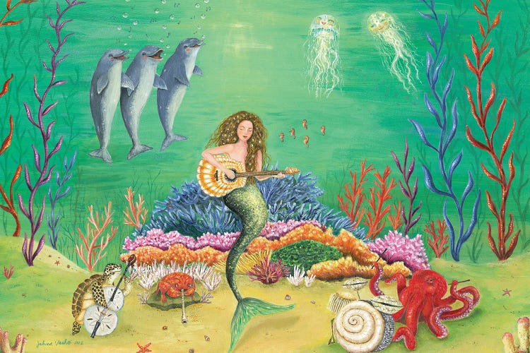 Ocean Song by Jahna Vashti wall art