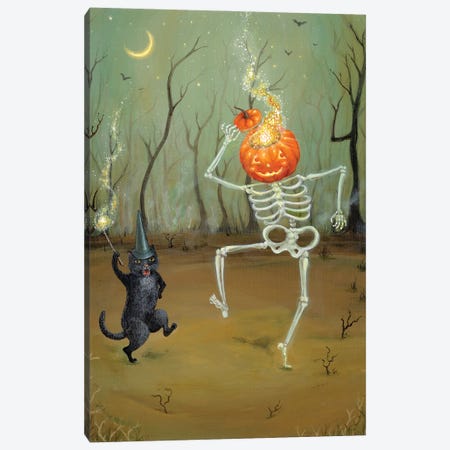 Spooky Sparkles Canvas Print #JVA66} by Jahna Vashti Canvas Art Print