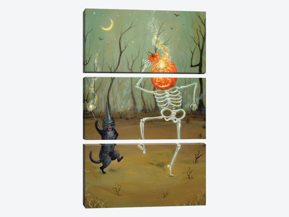 Spooky Sparkles by Jahna Vashti 3-piece Canvas Art