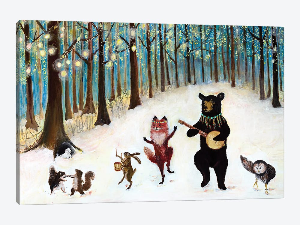 Forest Festivities by Jahna Vashti 1-piece Art Print