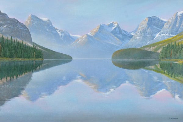 Pine Trees: On Silent Shores by Jake Vandenbrink