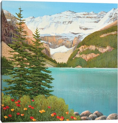 In The Mountain Air Canvas Art Print - Canada Art