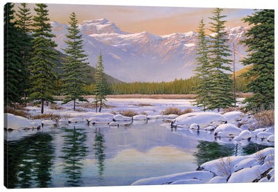 The Last Days Of Winter Canvas Art Print - Jake Vandenbrink