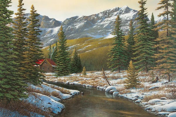 Refreshing Workspace: Between The Evergreens by Jake Vandenbrink