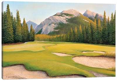 A Promising Day Canvas Art Print - Golf Course Art