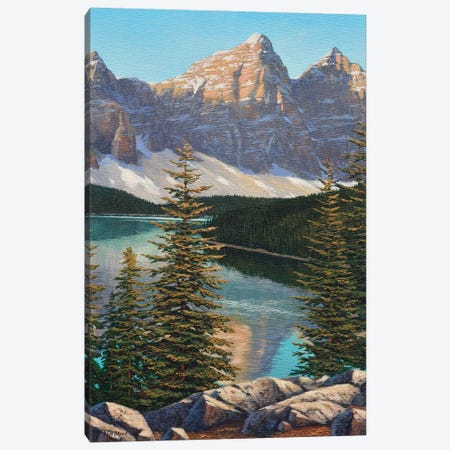 Mountain Sunrise Canvas Print #JVB28} by Jake Vandenbrink Canvas Print