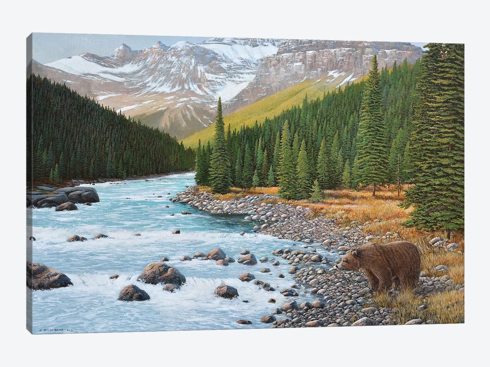 Grizzly Rapids by Jake Vandenbrink 1-piece Canvas Artwork