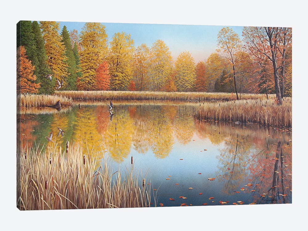 Autumn Arrivals by Jake Vandenbrink 1-piece Canvas Artwork