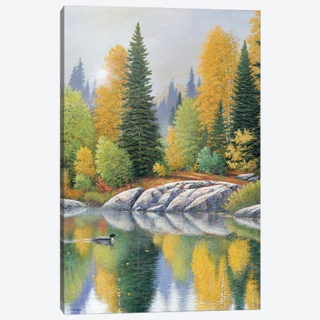 In The Autumn Air Canvas Print #JVB51} by Jake Vandenbrink Canvas Art