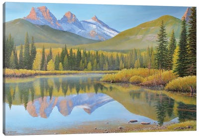 In The Morning Air Canvas Art Print - Reflective Moments