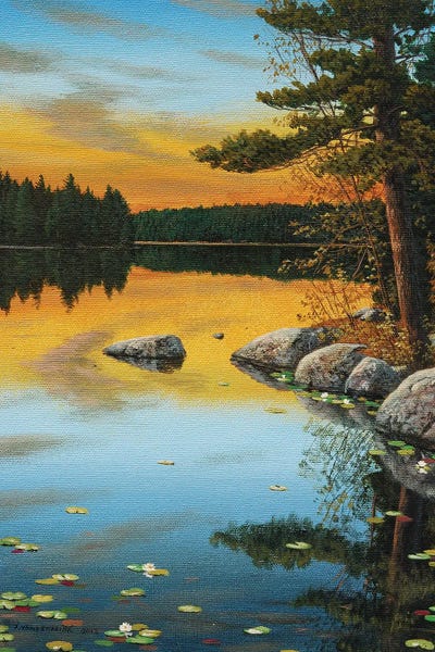 Lakehouse Décor: An Evening Glow by Jake Vandenbrink