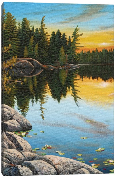 The Evening Hour Canvas Art Print - Canada Art