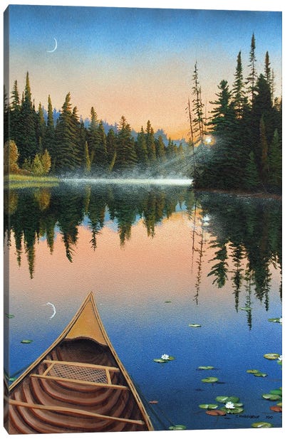 Guiding Light Canvas Art Print - Aspen Tree Art
