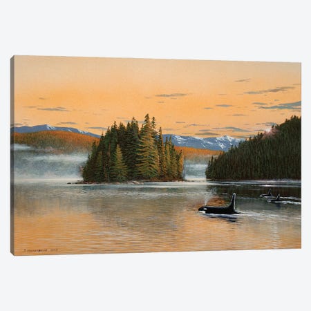 Sunset Passage Canvas Print #JVB85} by Jake Vandenbrink Canvas Art