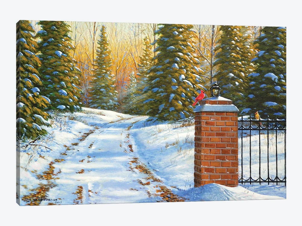 A Winter's Welcome by Jake Vandenbrink 1-piece Canvas Wall Art