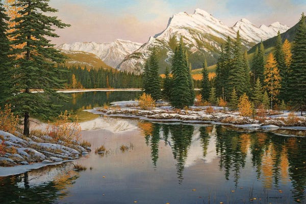 Reflective Moments: Snow Came Early by Jake Vandenbrink