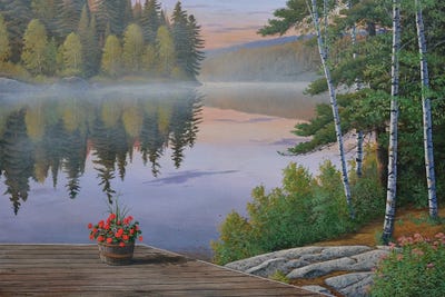 Life At The Lake by Jake Vandenbrink canvas print