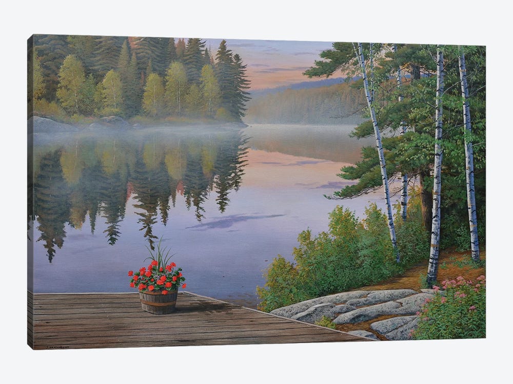 Life At The Lake by Jake Vandenbrink 1-piece Canvas Artwork