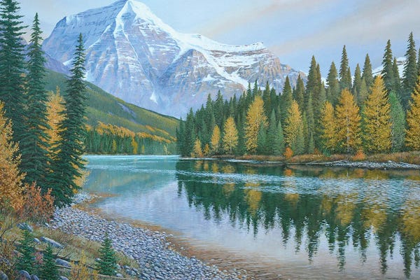 Photorealism: Above The River Valley by Jake Vandenbrink