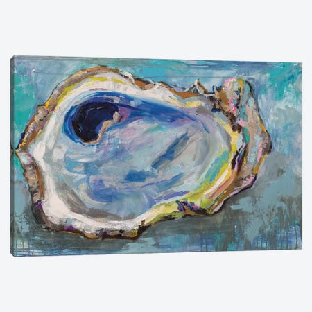 Oyster Two Canvas Print #JVE102} by Jeanette Vertentes Canvas Artwork