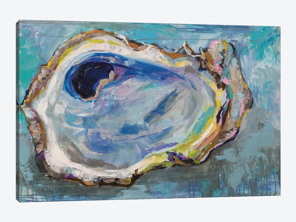 Oyster Two 1-piece Canvas Artwork