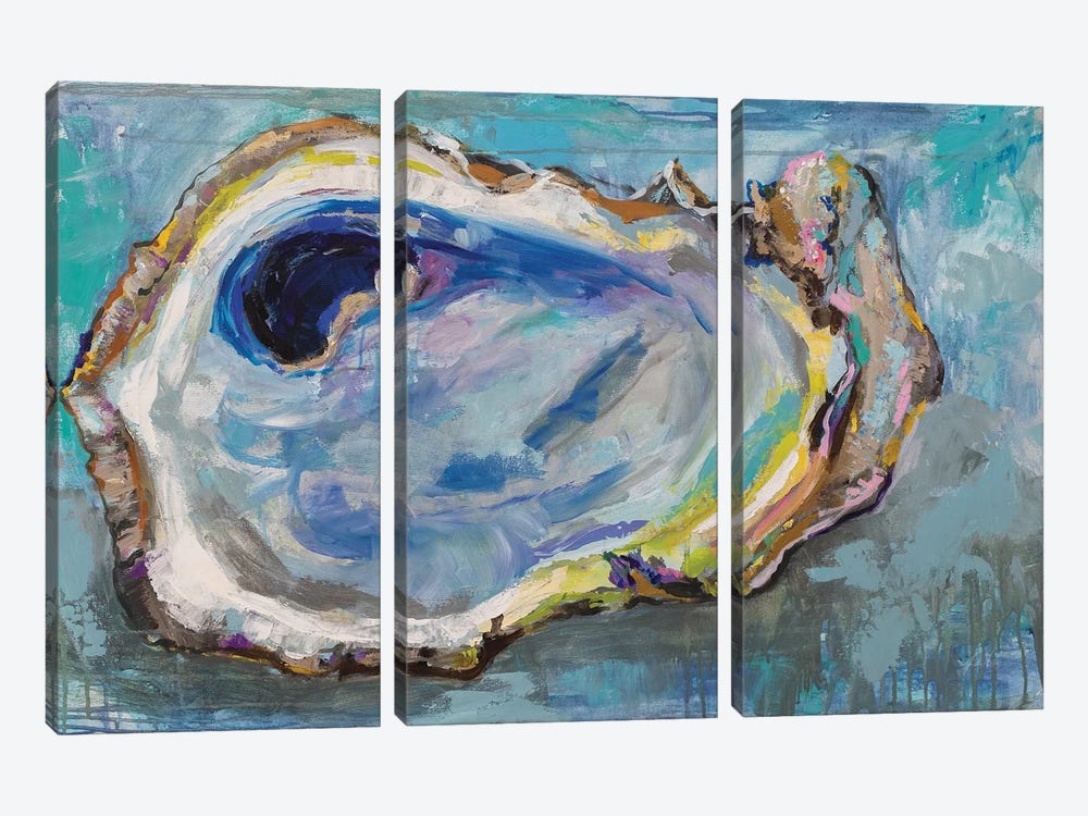 Oyster Two by Jeanette Vertentes 3-piece Canvas Art
