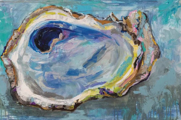 All Turquoise: Oyster Two by Jeanette Vertentes