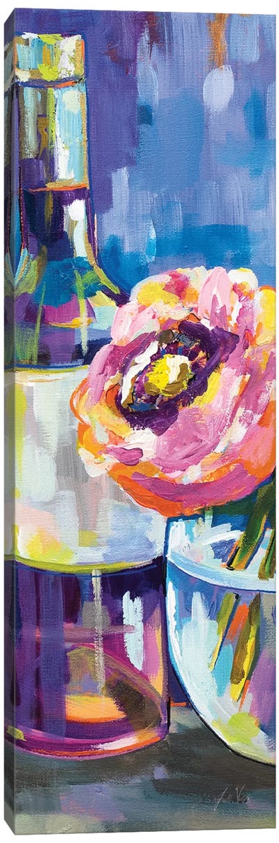 Floral Party III Canvas Art Print - Pantone 2022 Very Peri
