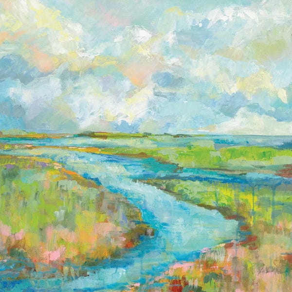 Large Scenic & Landscape Art - Canvas Prints: Marsh by Jeanette Vertentes