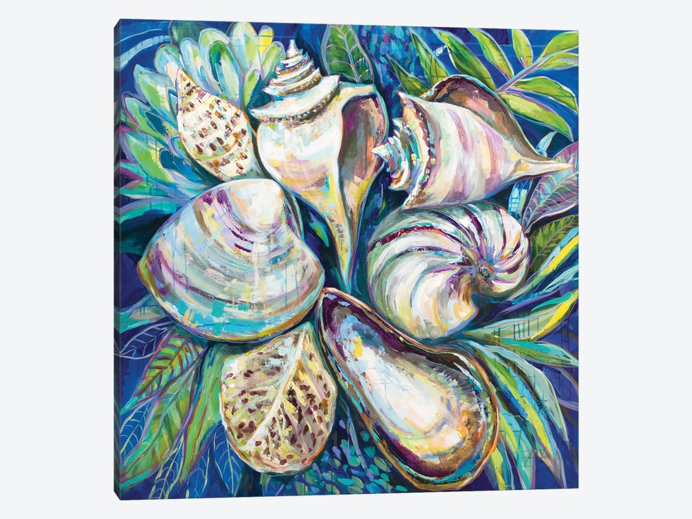 Tropical by Jeanette Vertentes 1-piece Canvas Wall Art
