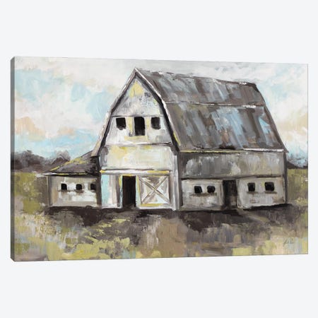Tranquil Barn Canvas Print #JVE125} by Jeanette Vertentes Art Print
