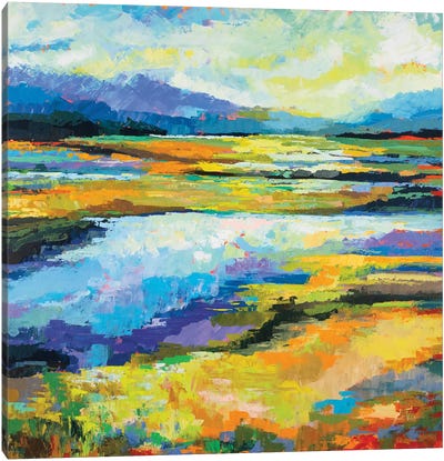 Fall Marsh Canvas Art Print - Jeanette Vertentes